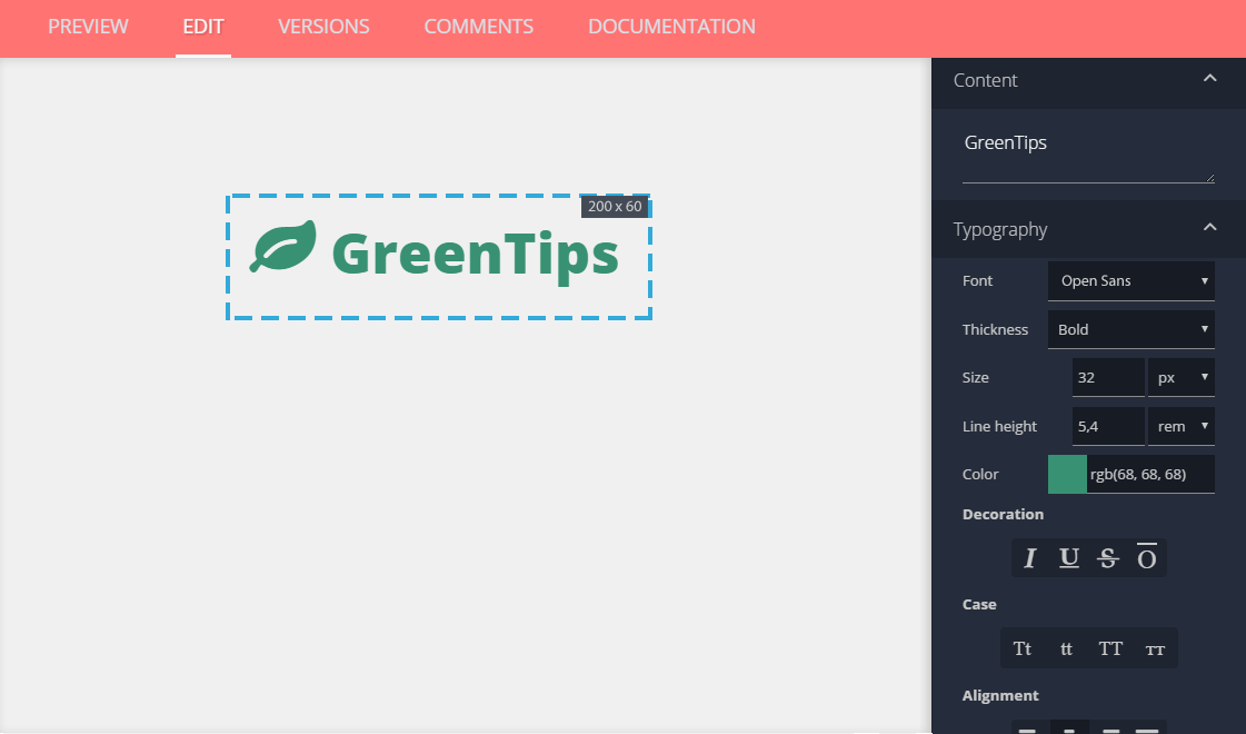 Create and edit your prototypes 1